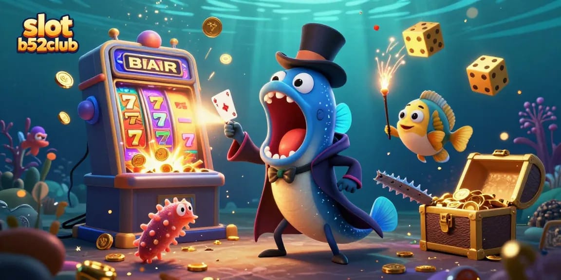 Experience thrilling gameplay with slot b52club as magical sea creatures enchant players in a vibrant casino.