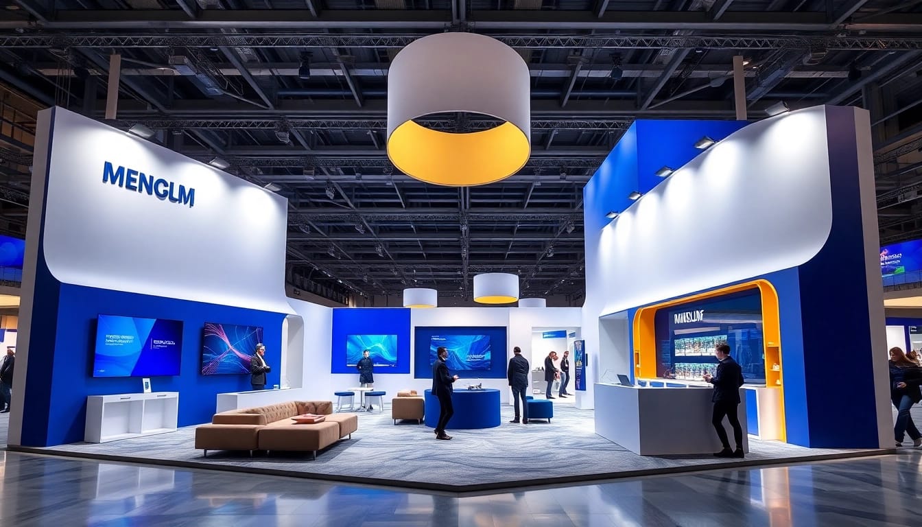 Showcase a custom exhibition stand builder UK offering innovative designs that captivate visitors at trade shows.