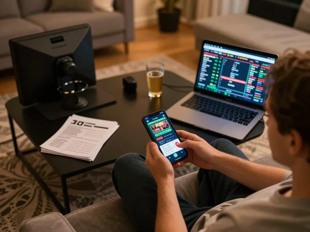 Tham gia ứng dụng casino 12bet trên điện thoại thông minh trong một buổi chơi game tại nhà thoải mái