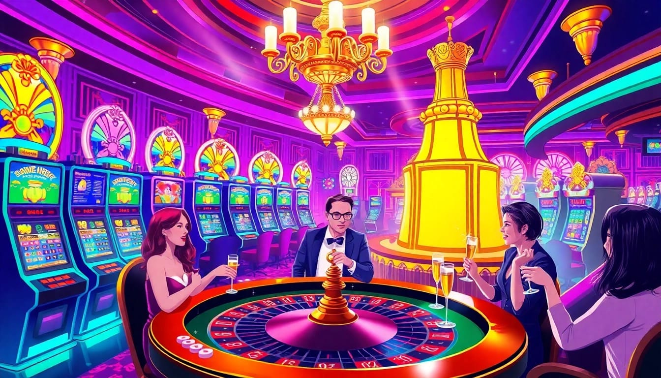 Experience the thrilling excitement of real gambling at https://bet888.solutions/ with players at roulette and slot machines.
