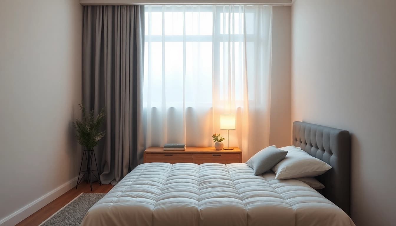 Comfortable materassi 1 piazza e mezza displayed beautifully, inviting restful sleep and relaxation in a stylish bedroom setting.