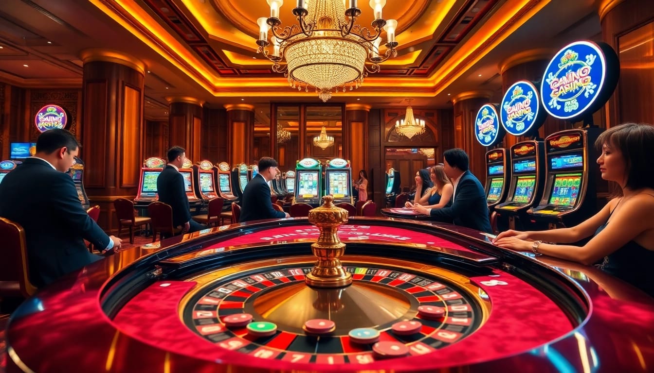 Experience high-stakes excitement at https://www.6rwin5.com/ with vibrant casino tables and engaging gameplay.