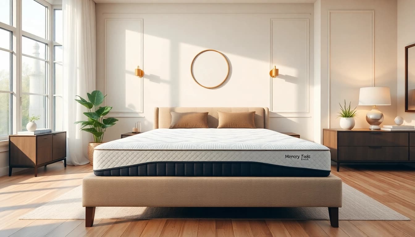Migliori materassi memory foam per un sonno rigenerante e un design elegante