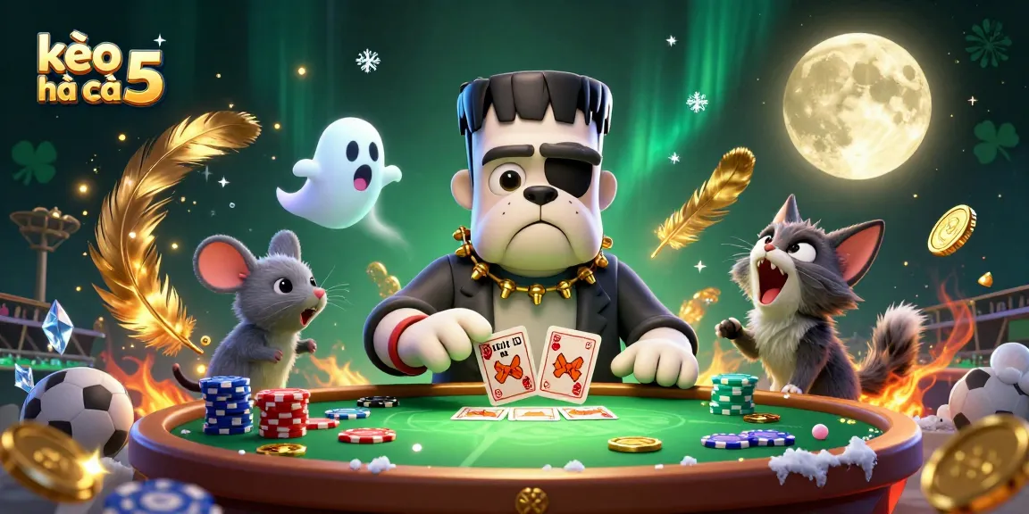 Experience kèo nhà cái 5 through thrilling sports betting action with vibrant characters and dynamic elements.