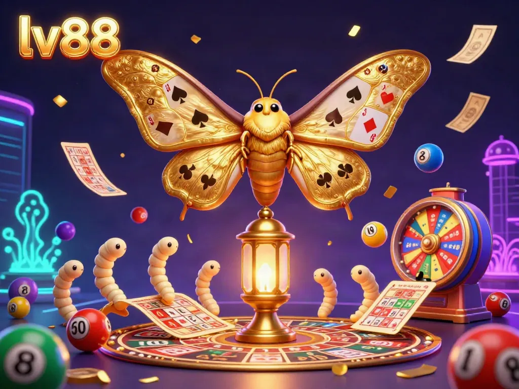 Experience excitement with lv88 while celebrating vibrant lottery elements and a casino ambiance.