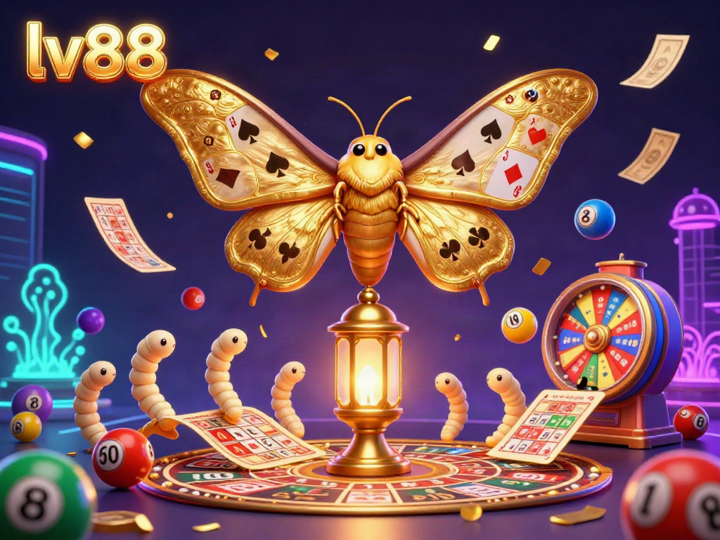 Experience excitement with lv88 while celebrating vibrant lottery elements and a casino ambiance.