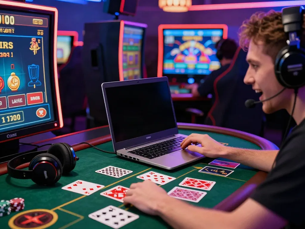 Exciting online gaming atmosphere showcasing casino non gamstop experience with vibrant colors and engaging elements.