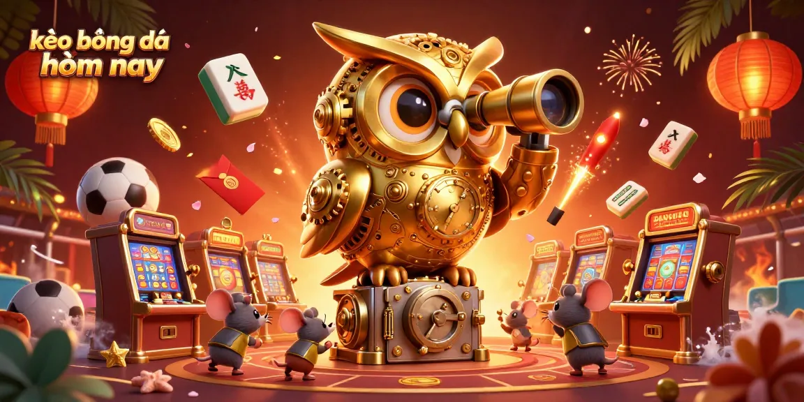 Engage in the excitement of kèo bóng đá hôm nay with vibrant, dynamic casino scene featuring gold elements and sports.