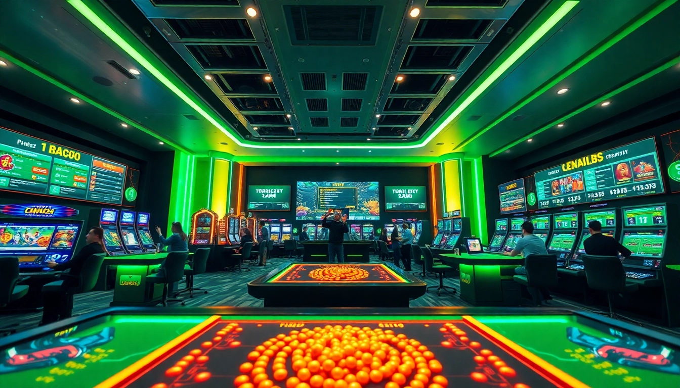 Explore the exciting gaming options at https://urr88.com/ in a vibrant virtual casino.