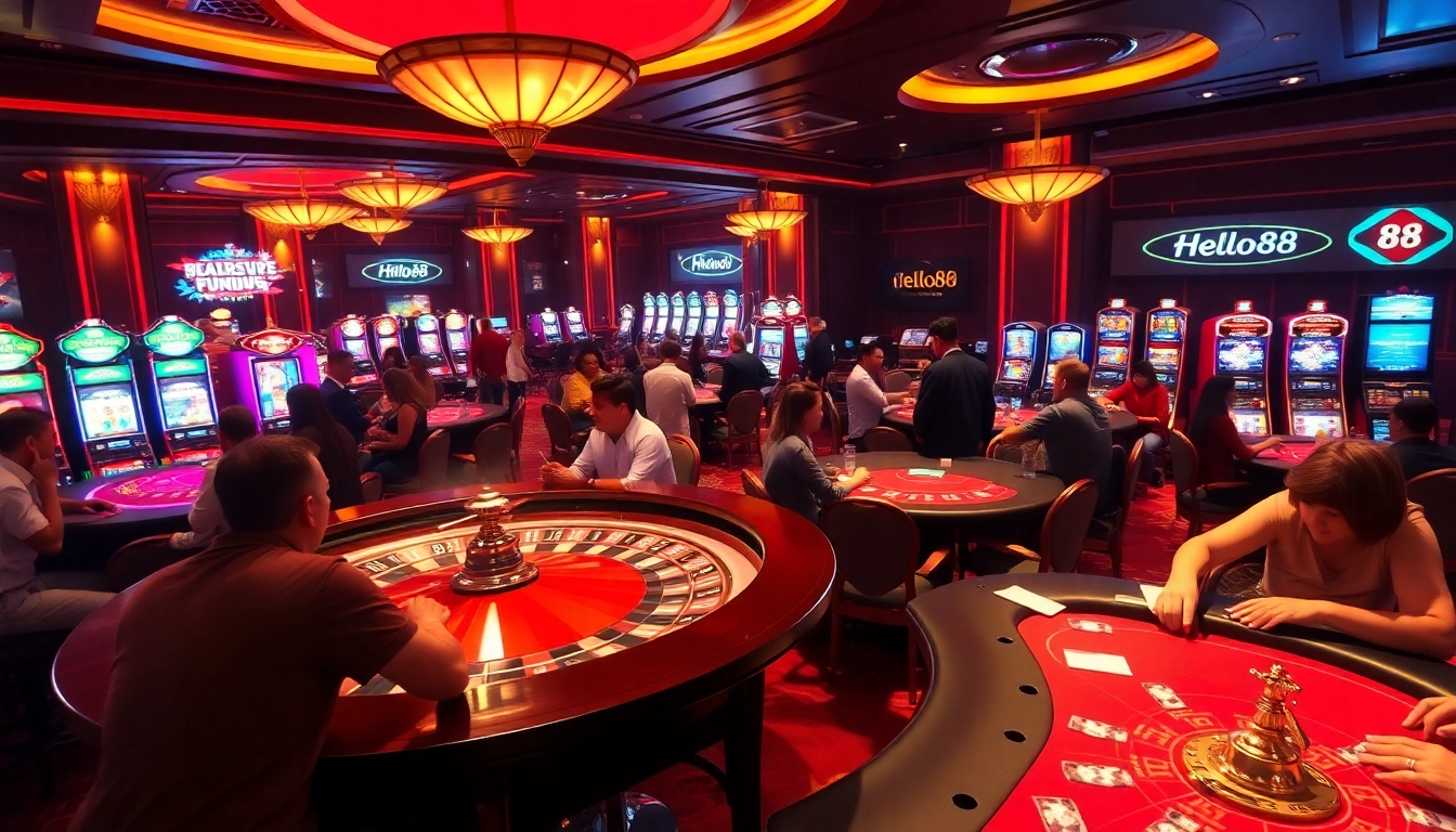 Experience the thrill of gambling at Hello88 with vibrant casino games and exciting action.