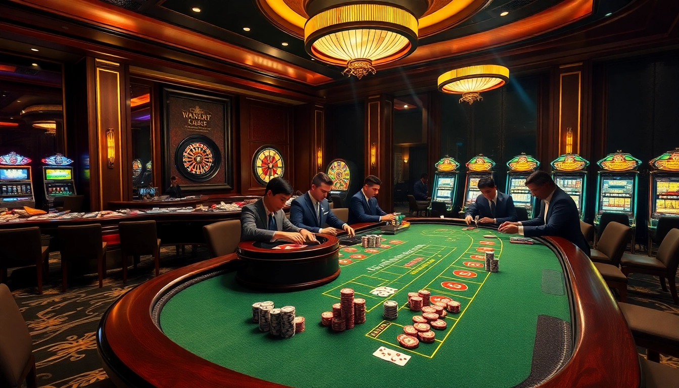 Experience the thrill of casino f168 with vibrant gaming tables, professional dealers, and exciting slot machines.