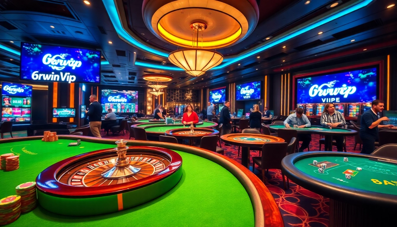 Experience the excitement of 6rwin Vip with vibrant casino tables and thrilling gameplay.