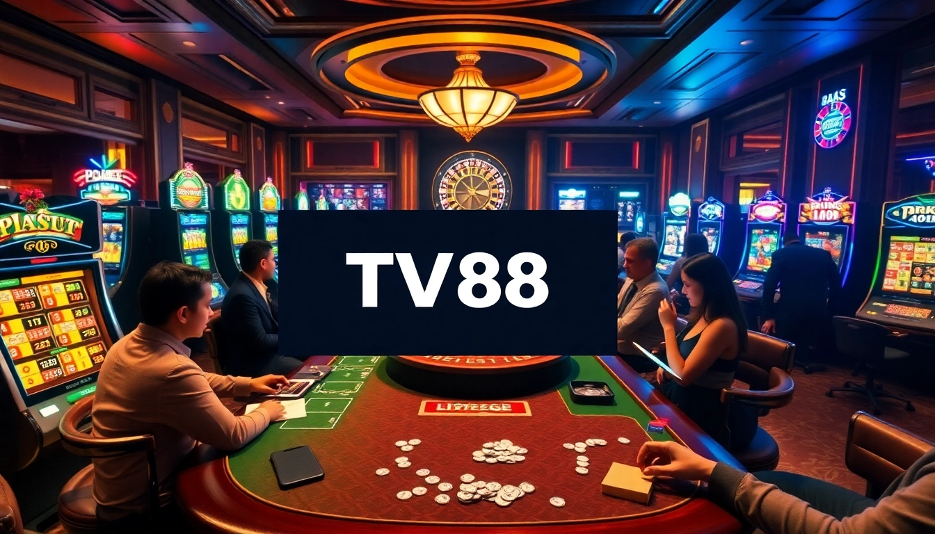 Experience the thrill of gambling at TV88 with exciting games and pro dealers.