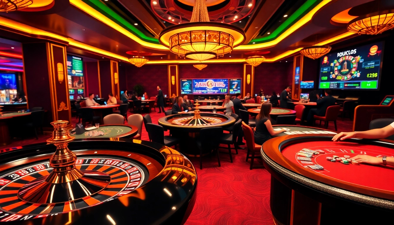 Experience the excitement at nhà cái xx88 with casino tables, vibrant games, and engaging players.