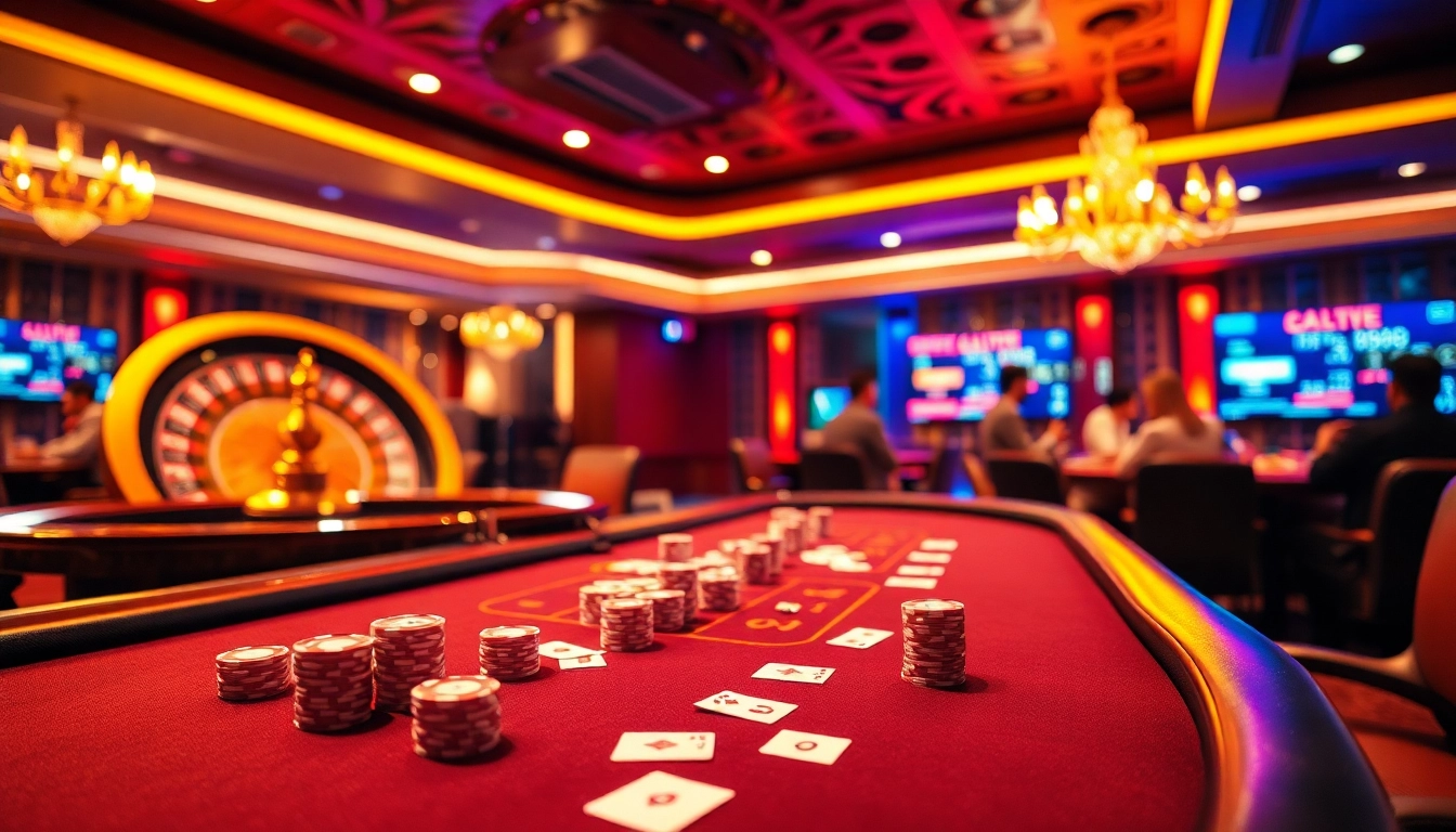 Experience the thrill of online gaming at https://lu88vip.net/ with an engaging casino poker scene.