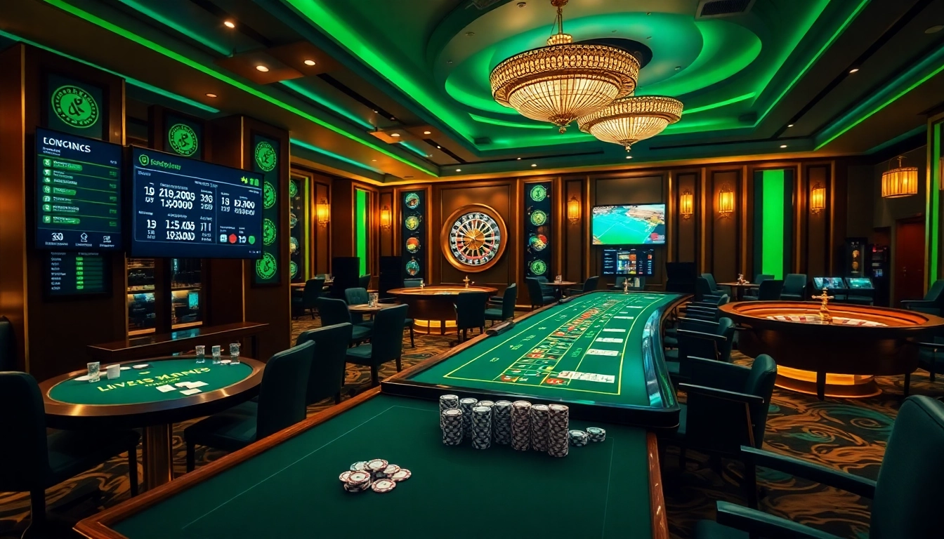 Excitement builds as players engage with Kèo Bóng Đá odds at a luxurious casino betting table.