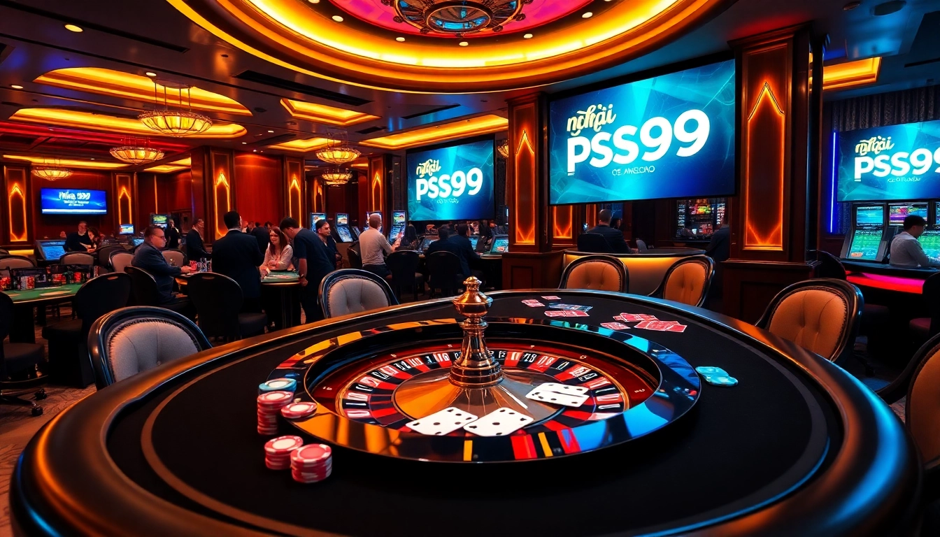 Experience thrilling gameplay at nhà cái PS99 with vibrant chips and elegant cards.