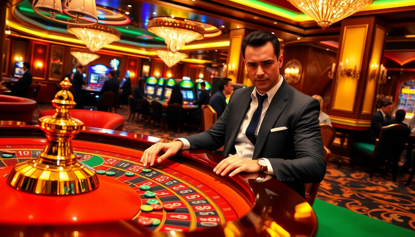 Experience the thrill of winning at https://rr88.navy/ in a luxurious casino setting with roulette and poker games.