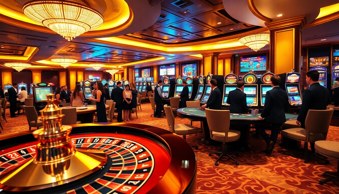 Experience thrilling games and elegant settings at https://fly88seo.com/, where players engage with glamorous casino visuals.