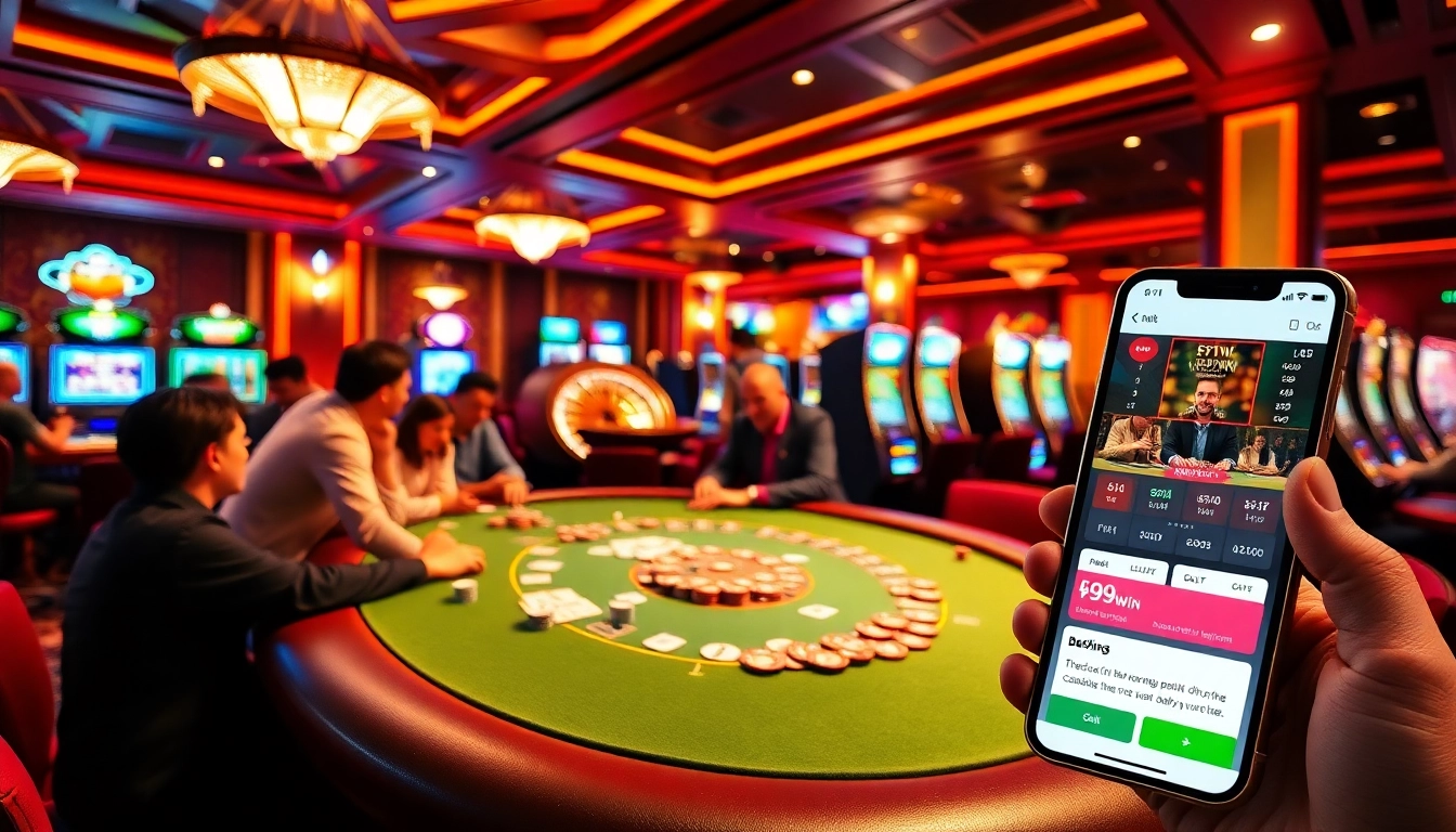 Experience thrilling gaming at https://99wincasino.com/ with an exciting poker table scene.