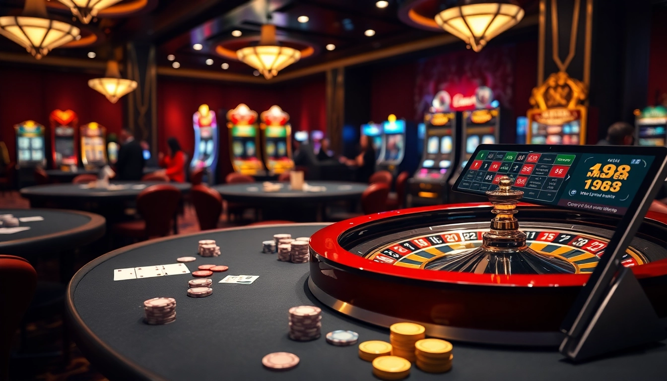 Experience exhilaration at xin88 with vibrant casino tables and digital gaming highlights.