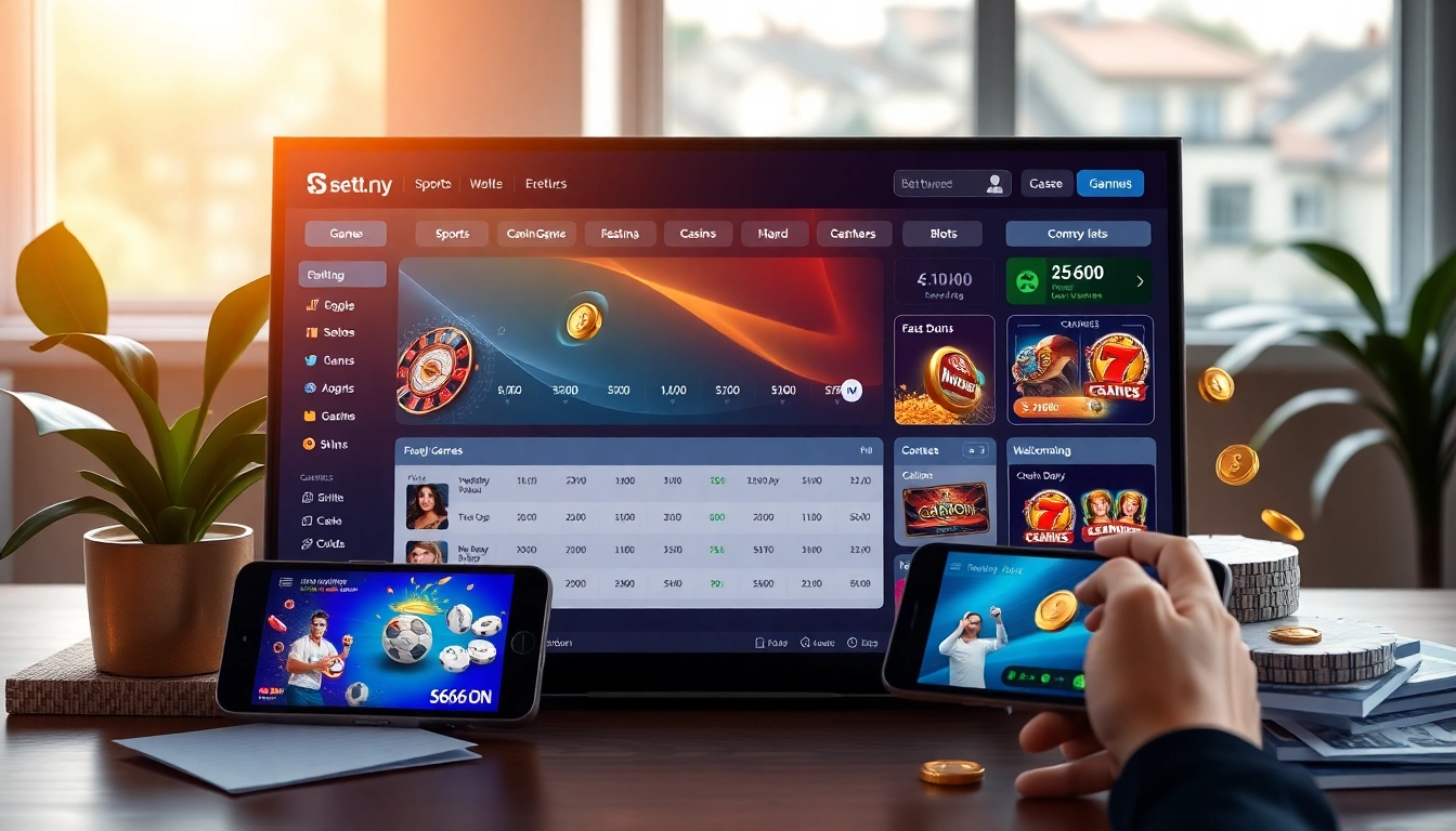 S666.nyc online betting platform showcasing user-friendly interface and various gaming options.