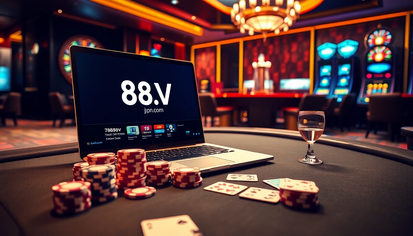 Experience thrilling online gambling at 88vv.jpn.com with luxurious casino visuals and dynamic gameplay elements.