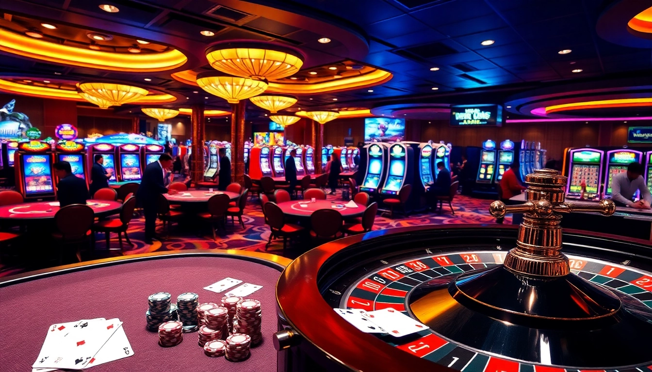Engaging players enjoying a vibrant casino atmosphere at https://kk55.host/ with lively games and excitement.