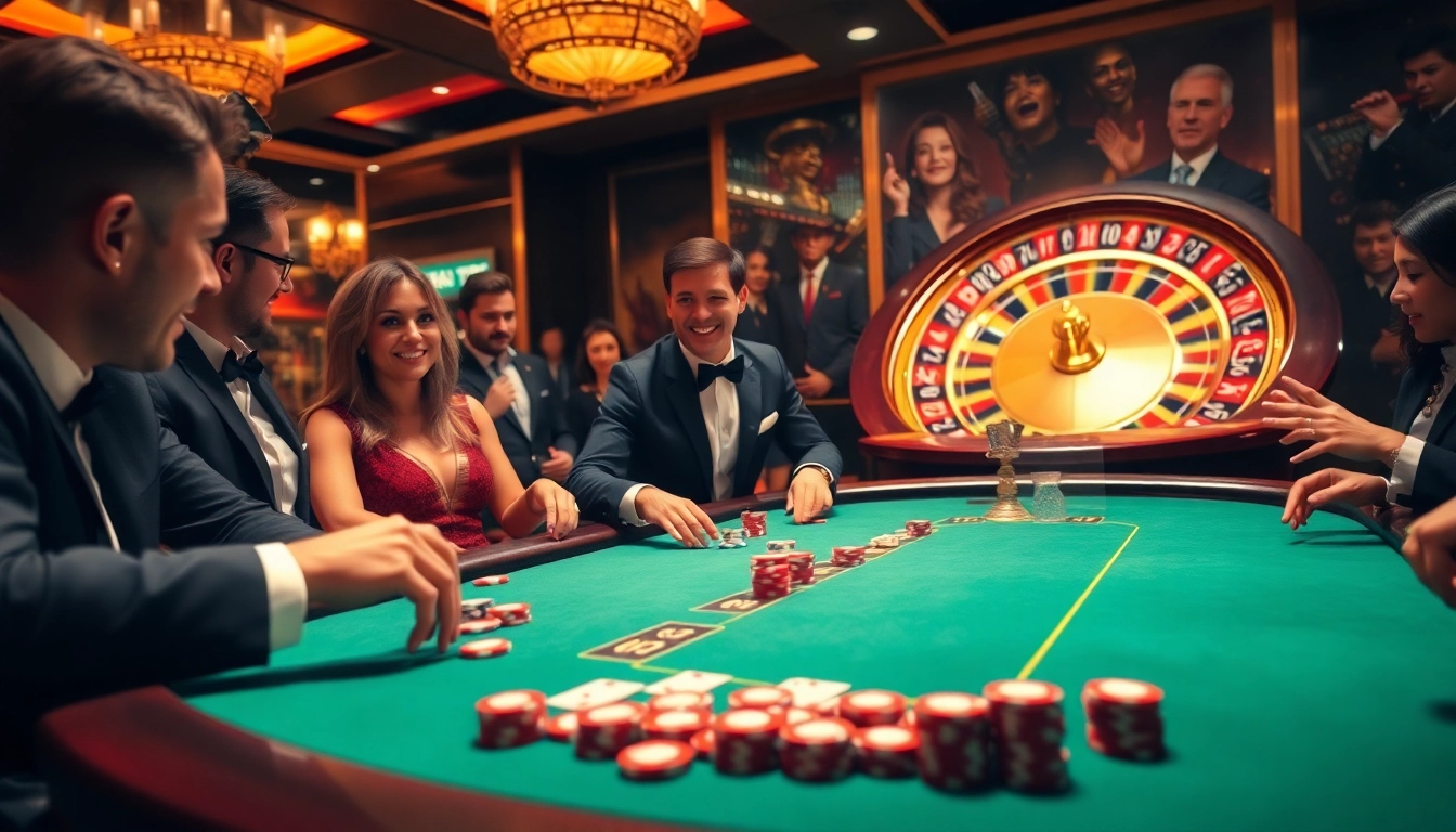 Experience thrilling gameplay like at https://789club.quest/ with vibrant poker chips and roulette wheels.