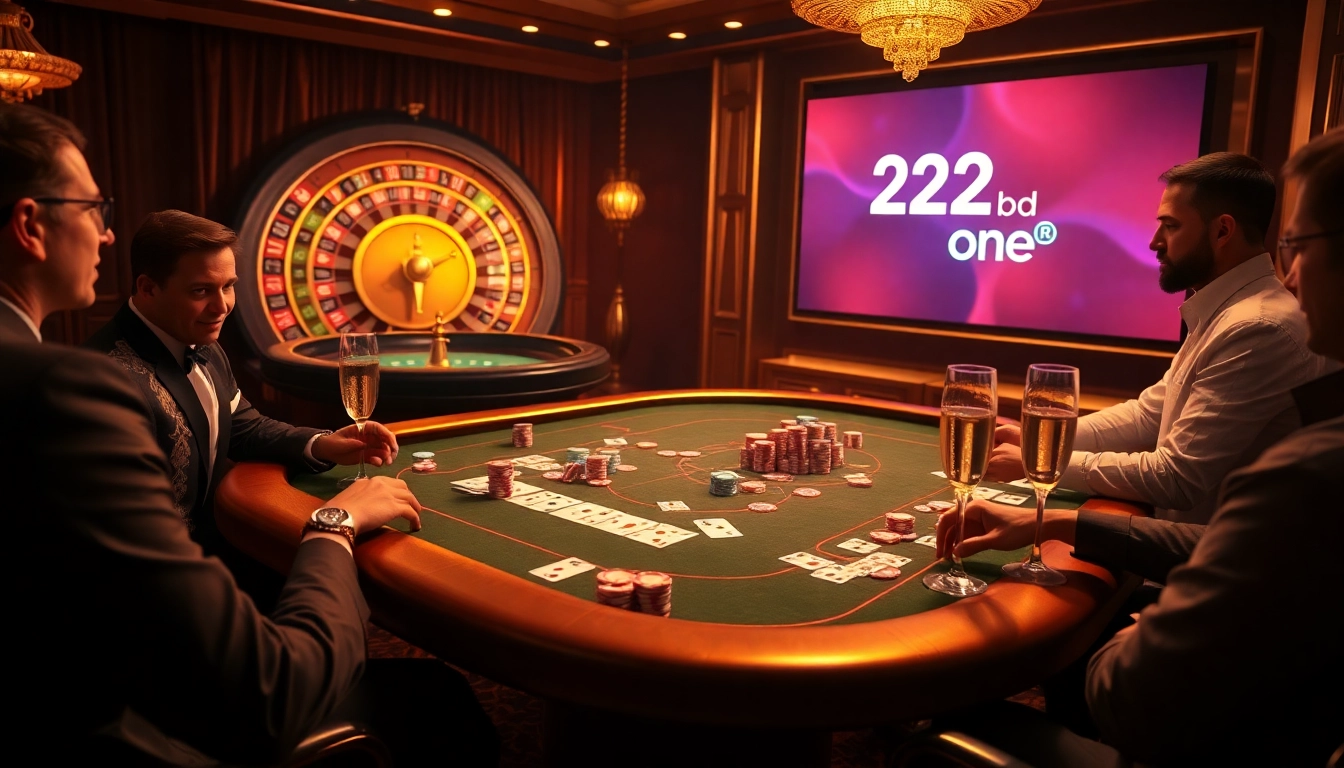 Experience thrilling poker gameplay at 222bd one with elegant chips and high-stakes excitement.