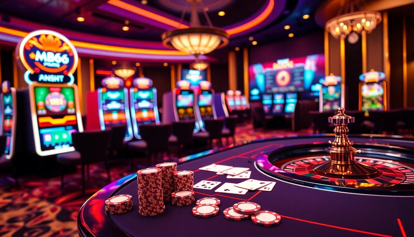Watch players enjoying the thrill of gaming at mb66.nyc in a luxurious casino setting.